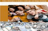 Policy Strategies to Reduce Underage and Binge Drinking · 2 Policy Strategies to Reduce Underage and Binge Drinking Introduction The purpose of this publication is to assist prevention