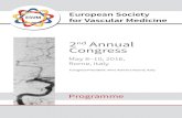 2nd Annual Congress - Vascular Medicinevascular-medicine.org/wp-content/uploads/2015/08/160504-online... · Congress President: Prof. Adriana Visonà, Italy 2nd Annual Congress ...