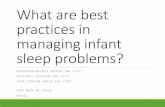What are best practices in managing infant and childhood ... · CFPC CoI Templates: Slide 1 2. Faculty/Presenter Disclosure Faculty: Jean M Clinton B.Mus MD FRCP(C) –no commercial