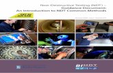 Non-Destructive Testing (NDT) Testing (NDT) – Guidance Document: An Introduction to NDT Common Methods 2 Section 1 – Introduction Non-destructive testing (NDT) is a mechanism used