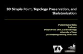 3D Simple Point, Topology Preservation, and Skeletonizationuser.engineering.uiowa.edu/~pksaha/Research/SahaSimplePointAnd... · 3D Simple Point, Topology Preservation, and Skeletonization