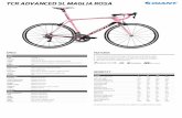 TCR Advanced SL Maglia Rosa (2018) - giant.clgiant.cl/.../uploads/2017/10/giant-bicycles-bike-Rosa-en-Alta.pdf · Maglia Rosa Pink Advanced SL-grade composite, I ntegrated Seatpost
