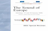The Sound of Europe - feelingeurope.eu Sound of Europe conference verbatim... · Benita Ferrero-Waldner 27 Josep Borrell 27 Jan-Peter Balkenende 28 Josep Borrell 28 ... Sonja Puntscher-Rieckmann