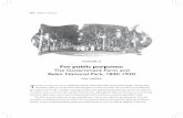 For public purposes: The Government Farm and Belair ... · For public purposes: The Government Farm and Belair National Park, 1840-1920 ... Miners (Register 16April 1842) (see box,