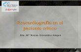 Ecocardiografía en el paciente crítico - academia.cat · Hemodinámica no invasiva o Función sistólica del VI o Función diastólica del VI o Presión sistólica de arteria pulmonar