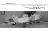 User-Service Manual Joerns® Bed Frame Model Bari10A User Manual.pdf · 4. Joerns Bariatric Beds Model Bari10A. 2015 Joerns Healthcare 6110089 RevF 15-2235. Save These Instructions.