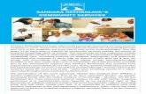 SANKARA NETHRALAYA'S COMMUNITY SERVICES · Sankara Nethralaya is the only ophthalmic institution in India which has been approved to perform surgeries outside a regular operation