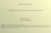 Sistemi Operativi Modulo 1: Introduzione ai sistemi operativimontreso/so/lucidi/so-02-intro-os-1p.pdf · Storia dei sistemi operativi ... introduzione dei transistor ... parte della