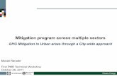 Mitigation program across multiple sectors - the PMR Mechanisms...Mitigation program across multiple sectors GHG Mitigation in Urban areas through a City-wide approach Monali Ranade