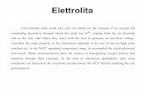 Elettrolita - uniroma2.it · elettrochimica 1. Misure potenziostatiche 2. Spettroscopia d’impedenza. Potenziostatica Misura elettrica a corrente diretta (dc): potenziali costanti