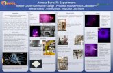 Aurora Borealis Experiment - Princeton Plasma Physics Lab · Aurora Borealis Experiment: A Planeterella for Education and Outreach The Planeterella is an experiment, invented by Jean