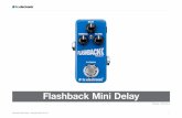 Flashback Mini Delay - TC Electronic Home Page | MUSIC ...cdn-downloads.tcelectronic.com/media/3698628/tc-electronic... · – Collegare il dispositivo in un circuito elettrico ...