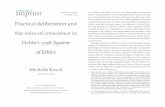 Practical deliberation and the voice of conscience in Fichte’s … · volume 14, no. 30 october 2014 Practical deliberation and the voice of conscience in Fichte’s 1798 System