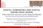 Copyright ©University of Bologna KNOWLEDGE (DHDK) …corsi.unibo.it/Laurea/InformaticaManagement/Documents/DHDK... · – L42 Storia (History) – L43 Tecnologie per la conservazione