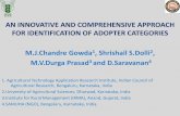 AN INNOVATIVE AND COMPREHENSIVE APPROACH FOR ... · AN INNOVATIVE AND COMPREHENSIVE APPROACH FOR IDENTIFICATION OF ADOPTER CATEGORIES ... Zollo (2004) adopted teen ... Slide 1 Author: