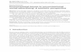 Environmental issues in unconventional social advertising: A semiotic ... · Semiotica $"!(; !)): – Paolo Peverini Environmental issues in unconventional social advertising: A semiotic