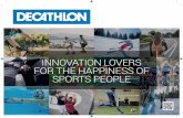 innovation lovers sports people - eventi.unibo.it · • 116 venditori sportivi/magazzinieri sono cresciuti come responsabili di reparto sport, responsabili dipartimento logistico