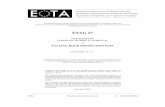 ETAG 27 - rockfalldefence.typepad.com · ETAG 27 GUIDELINE FOR EUROPEAN TECHNICAL APPROVAL of FALLING ROCK PROTECTION KITS ... organized in EOTA. The European technical approval,