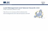 Land Management and Natural Hazards Unit - unipr.it · Land Management and Natural Hazards Unit 20 Management and coordination Land degradation and desertification Food Security ...