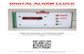 DIGITAL ALARM CLOCK - Elettronica - Informatica · 5 Display Siemens a basso consumo ed alta luminosità. ... S3 +Min. S2 +Hour S1 Shift ... • FINE PROGRAMMAZIONE ...