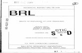 TECHNICAL REPORT BRL-TR-3188 BRL · TECHNICAL REPORT BRL-TR-3188 BRL 0 N 0 HEATS OF EXPLOSION AT LOW PRESSURES N I ARTHUR COHEN4 MARTIN S. MILLER ... which leads to incomplete combustioni.