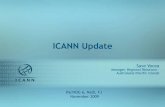 ICANN Update - pacnog.org · ICANN Update Save Vocea Manager, Regional Relations – ... ISO-3166 IETF/IAB ICANN Domain Name System structure. ICANN structure 9 BOARD OF DIRECTORS