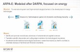 ARPA-E: Modeled after DARPA, focused on energyfirefusionpower.org/McGrath FPA 2017.pdf · ARPA-E: Modeled after DARPA, focused on energy Mission: To overcome long-term and high-risk