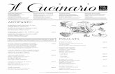 Il Cucinario - marriott.com · Cucina salad Mixed vegetables salad with balsamic dressing Insalata alla Cesare 3900 Lattuga romana, scaglie di parmigiano, crostini all’aglio Caesar