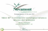 Mater-Bi : l‘innovazione tecnologica italiana a servizio ... · This label has been approved by ….., in accordance with AssoSCAI environmental label Regulation 2.0 revision. 19