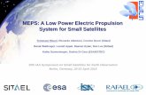 MEPS: A Low Power Electric Propulsion System for Small ... · MEPS: A Low Power Electric Propulsion System for Small Satellites 10th IAA Symposium on Small Satellites for Earth Observation