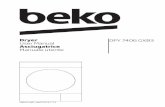 Dryer DPY 7406 GXB3 User Manual Asciugatrice Manuale utente … · 2 / 60 EN Dryer / User Manual Please read this user manual first! Dear Customer, Thank you for prefering a Beko