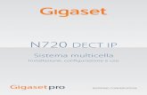 N720 DECT IP - gigaset.com · 3 Gigaset N720 DECT IP Sistema multicella ... Gigaset N720 DECT IP Sistema multicella / ita / A31008-M2314-K101-2-7219 / intro.fm / 07.02.2012 Version