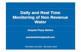 Daily and Real Time Monitoring of Non Revenue Water · Daily and Real Time Monitoring of Non Revenue Water Joaquim Poças Martins ... 3.Universal billing/metering 4.Control roomControl