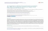 A Cognitive Behavioural Intervention for the Treatment of … · A Cognitive Behavioural Intervention for the Treatment of Vasovagal and Unexplained Syncope France Bedard1,2, Andre