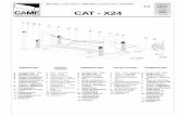 2.1 CAT - X24 AUTOMATICI CANCELLI CAME - NICE Torantrieb ...torantrieb.einbauen.at/data/userfiles/file/Came_Kettensperre_CAT_X... · 31030 Dosson di Casier TREVISO - ITALY - info@came.it