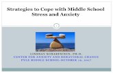 Strategies to Cope with Middle School Stress and Anxiety · Mindfulness ! “Watching ... $ Focus more on contingency management than punishment ... (slide 9-11) o E.g- if you’re
