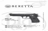 - Germany UMAREX Beretta Trademarks licensed by Beretta ... · re in nessun caso il colore e le marcature dell‘arma nell‘intento di farla assomigliare ... Codice art. 2.5797 mod.
