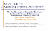 Operating Systems: An Overview - cleii.unich.it · Hardware e S.O.! Una piattaforma hardware può supportare vari sistemi operativi.! Un sistema operativo può funzionare su una varietà