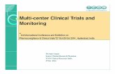 Multi-center Clinical Trials and Monitoring - Global Summit · Multi-center Clinical Trials and Monitoring ““3rd International Conference and Exhibition on Pharmacovigilance &