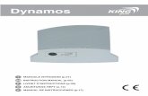 Dynamos - bakonline.net · Dynamos 1000 PLUS Irreversibile 230 Vac con centrale incorporata, sistema encoder e ricevitore 433.92 Mhz, max 1000 kg Dynamos 24/600 Irreversibile 24 Vdc