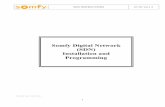 Somfy Digital Network (SDN) Installation and Programmingautomatedshadeinc.com/files/sdn/...network-sdn-programming-2010.pdf · SDN INSTRUCTIONS 07/10, Ver 1.2 SSoommmfffyyy y SSSyysssttteeemmmsssn