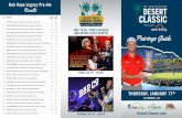 Bob Hope Legacy Pro-Am Results - desert-classic.com · Bob Hope Legacy Pro-Am Results Pairings Guide THURSDAY, JANUARY 17TH LA QUINTA, CA JON RAHM 2018 CHAMPION Desert-Classic.com