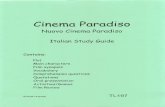 Paradiso... · Cinema Paradiso Nuovo Cinema Paradiso Italian Study Guide Contains: Plot Main characters Film synopsis Vocabulary Comprehension questions Quotations Oral presentation