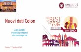 Nuovi dati Colon - media.aiom.· Nuovi dati Colon Roma, 7 Ottobre 2017 Alain Gelibter Policlinico