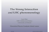 The Strong Interaction and LHC phenomenology · The Strong Interaction and LHC phenomenology Juan Rojo STFC Rutherford Fellow University of Oxford Theoretical Physics Graduate School