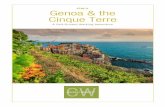Genoa & the Cinque Terre - countrywalkers.com · Cinque Terre National Park, in between is some of Italy’s most alluring coastal scenery—jet-setting Portofino and the natural