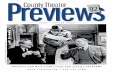 Previews 92 - County Theater file20 East State St., Doylestown, PA 18901 215 345 6789 HOTLINE 215 348 1878 Administrative Office CountyTheater.org PREVIEWS (92) JUNE 1, 2015 PUBLISHED