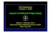 Impact of National Polyp Study - Falk Aktuell · Diagnosis of Large Bowel Cancer in Asymptomatic Patients Screening of Asx, People Intermittent Bleeding Dietary Control Guaiac Cards
