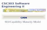 CSC303 Software Engineering II - iemcse.files.wordpress.com · work carried out according to planned process clearly defined roles and responsibilities managers monitor quality of