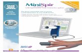 MiniSpir - Medical Graphics UK · MIR reserves the right to modify the technical characteristics at any time  MIR MiniSpir_Ox_ENG_07_Rev1.indd Via del Maggiolino, 125